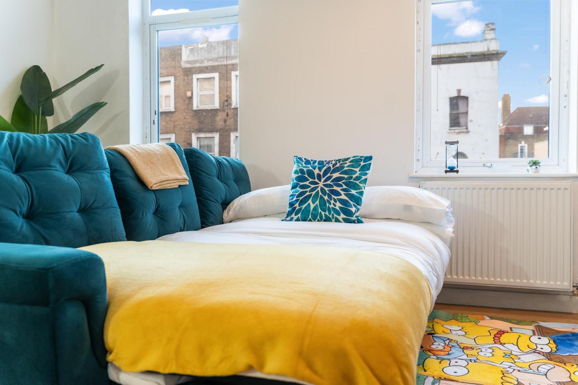 Apartamento Cosy 1 Bed W Loft Sleeps 6 Close To Stations