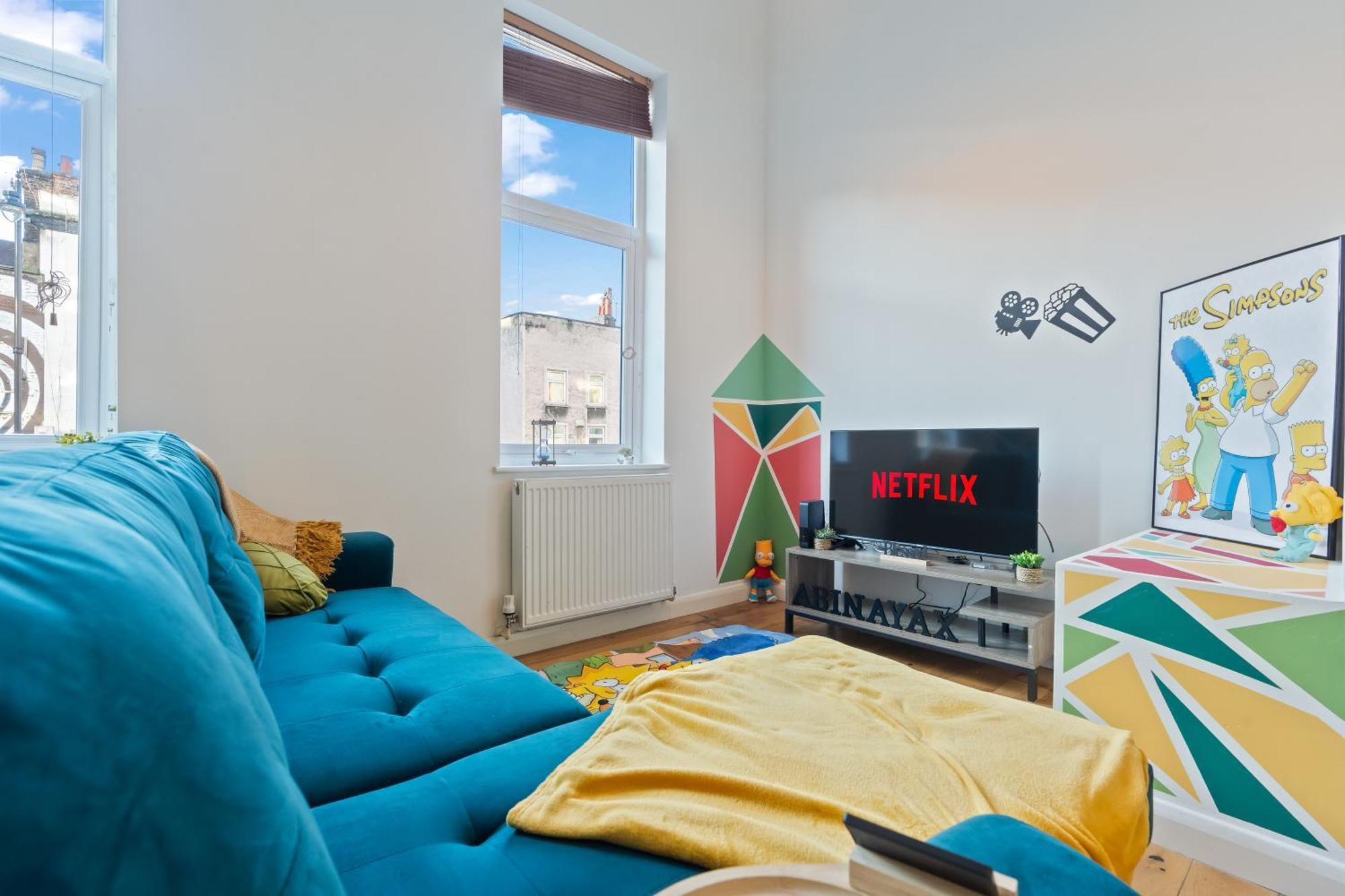 Cosy 1 Bed W Loft Sleeps 6 Close To Stations Apartamento *